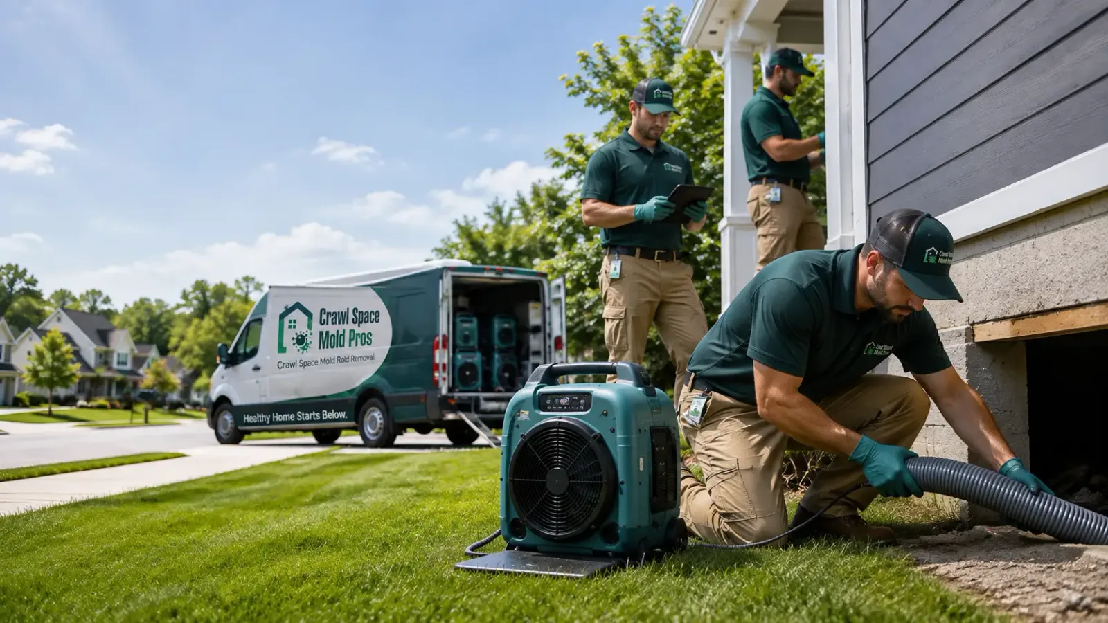 Crawl Space Mold Removal in North Adams, MA